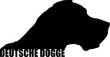 Deutsche Dogge - Silhouette